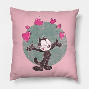 Felix The Cat Love Pillow