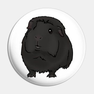 Black Crested Guinea Pig Pin