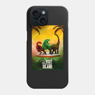 Dinosaur Island  Board Game Graphic - Tabletop Gaming Phone Case