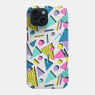 Memphis 80s Style Design Pattern Phone Case