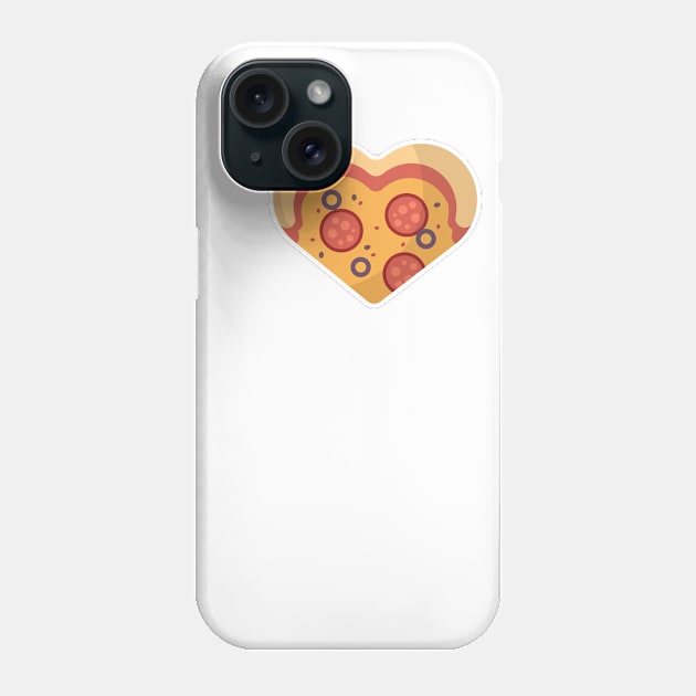 Just Love Pizza Phone Case by aleruidesign