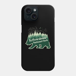 Yellowstone National Park Bear Phone Case