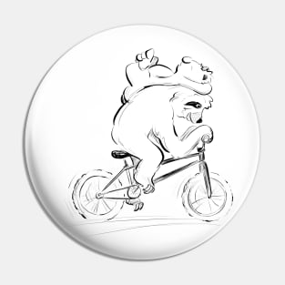 Sloth and Koala on a Bike Pin