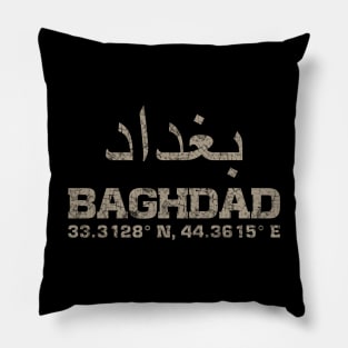 Baghdad iraq Pillow