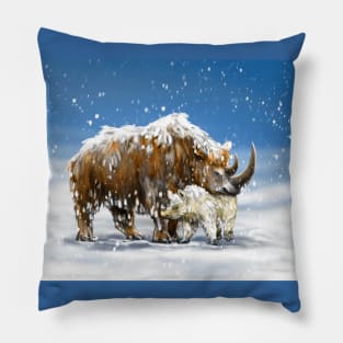 The Woolly Rhinoceros Coelodonta antiquitatis, Pleistocene Pillow