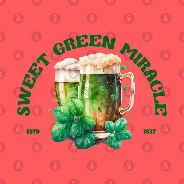 Irish Beer: Sweet Green Miracle Drink by Eire