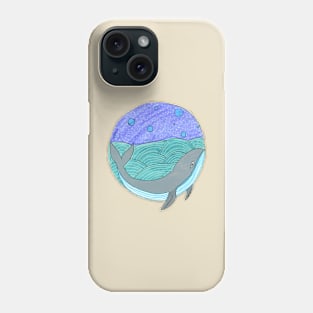 Moonlit Whale Phone Case