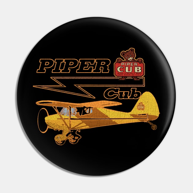 Piper Cub Pin by Midcenturydave