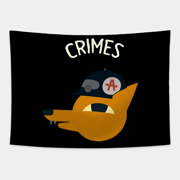 Night in the woods Gregg Crimes Tapestry by MigiDesu