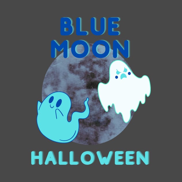 The Rare Ghosts of the 2020 Halloween Blue Moon by Diane Designs