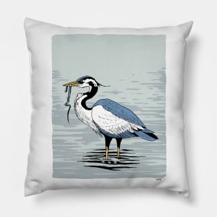 Great Blue Heron Pillow