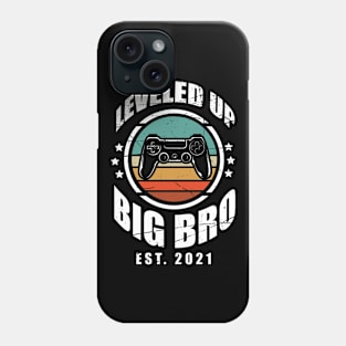 I Leveled Up To Big Brother Video Gamer Design Phone Case