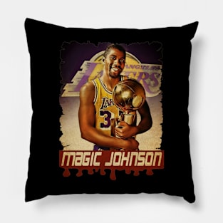 Magic Johnson Vintage Pillow