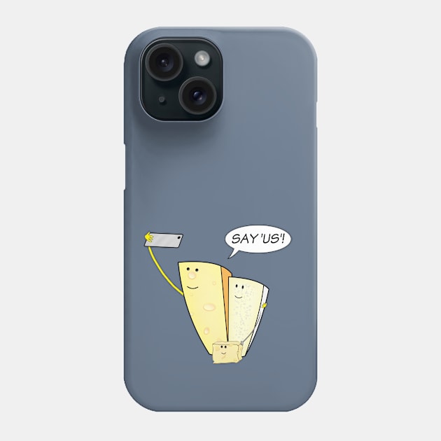 cheesy pic Phone Case by shackledlettuce