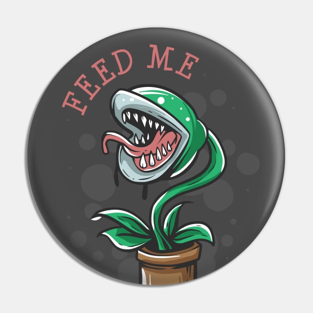 Feed Me Pin by NinthStreetShirts