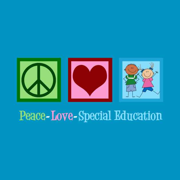 Peace Love Special Education Teacher by epiclovedesigns