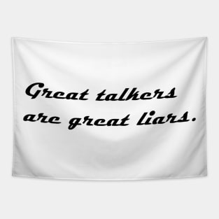 GREAT TALKERS Tapestry