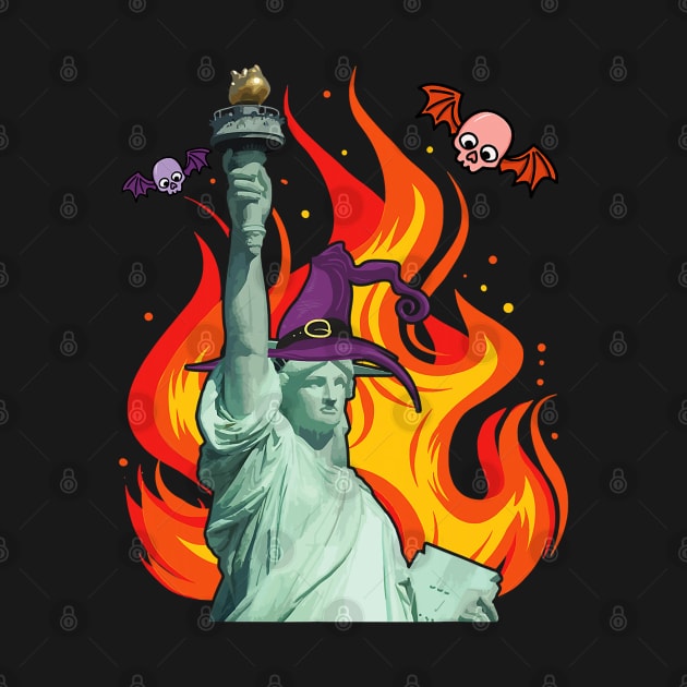 Evil Statue of Liberty by oemsanex