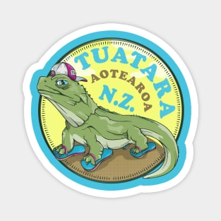 Tuatara New Zealand Magnet