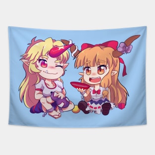 Touhou- Oni girls Tapestry