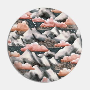 Twilight Rain in the Mountains Pin