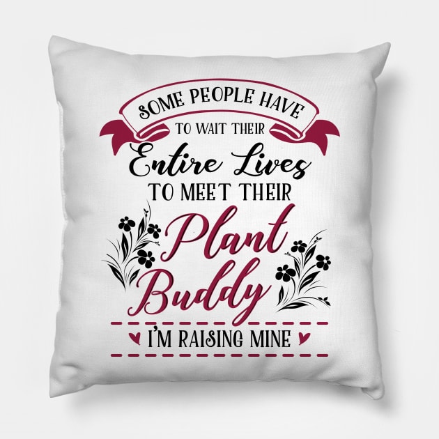 Mom Daughter Plant Lover Shirts Pillow by KsuAnn