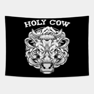 Cow - Trendy Line-Art Farming Animal Cute Cattle Tapestry