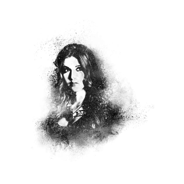 Shadowhunters / The mortal Isntruments - Clary Fray / Clary Fairchild / Katherine McNamara - portrait sand explosion (black) by Vane22april