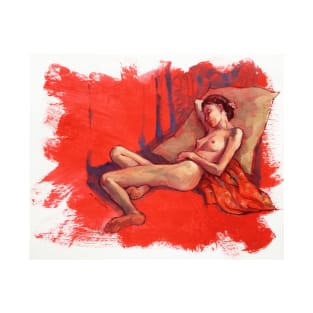 Female Nude sleeping ~oil painting T-Shirt