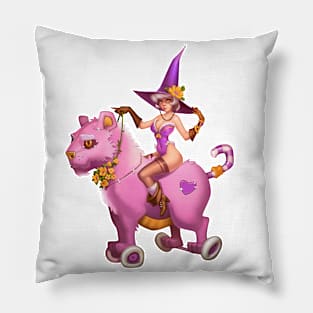 MagicPinkGirl Pillow