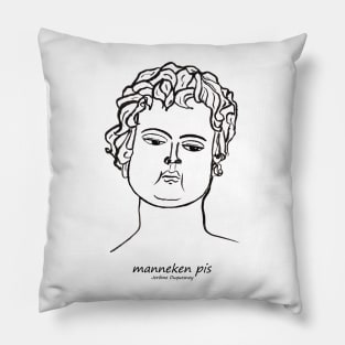 Manneken pis sculpture II Pillow