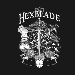 RPG Class Series: Hexblade - White Version T-Shirt