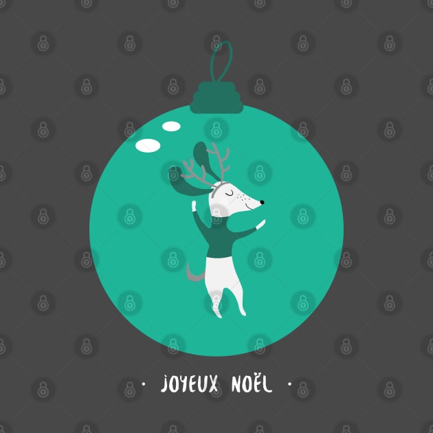 Joyeux Noel Merry Christmas by Space Cadet Tees