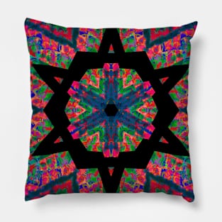 Colorful Star of Life Pillow