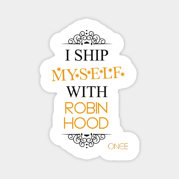 I ship myself with Robin Hood Magnet by AllieConfyArt