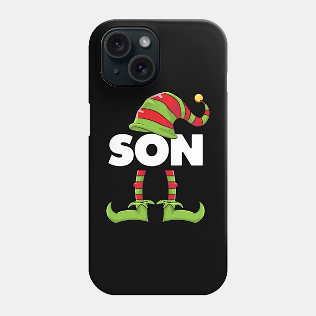 Son Elf Funny Matching Christmas Costume Family Phone Case by teeleoshirts