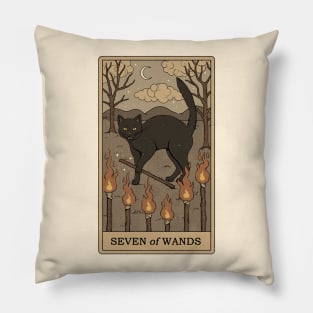 Seven of Wands Pillow