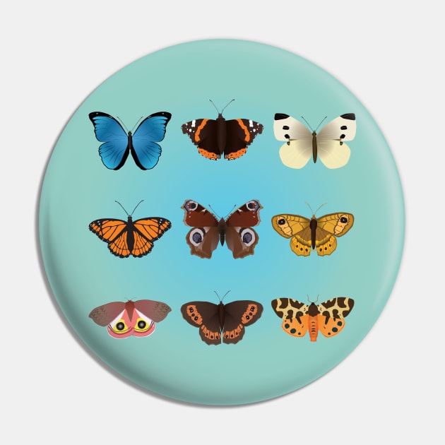 A collection of nine butterflies Pin by Bwiselizzy