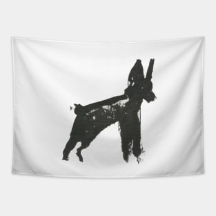 Doberman Doodle Tapestry