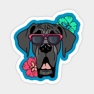 Summertime Great Dane Magnet