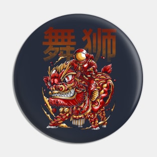 Astro barongsai Pin