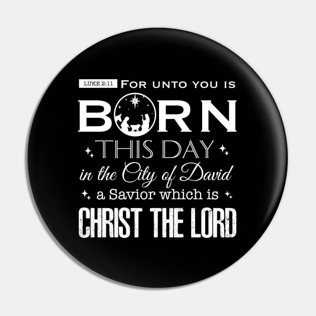 Christmas 2023, Bible Verse Christian Gifts Pin by JOHN316STORE - Christian Store