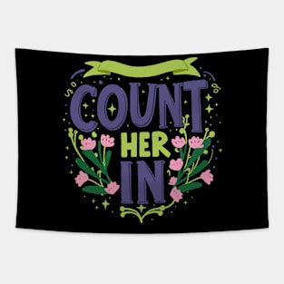 Count Her Inspire Inclusion Women's International Day 2024 Tapestry