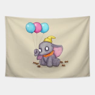 Baby Elephant Tapestry