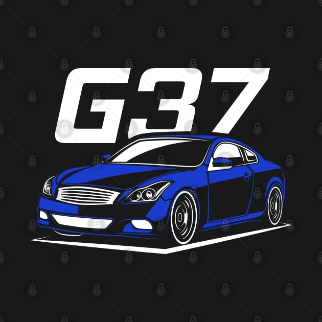 Racing Blue G37 Coupe by GoldenTuners