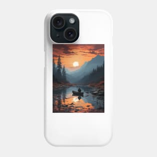 sunset landscape Phone Case