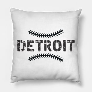 slow to detroit Pillow