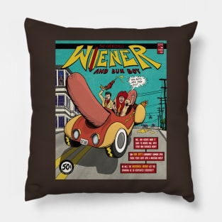 Hot Dog Boys Pillow