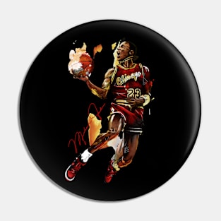 BASKETBALLART - jordan sLAM dUNK Pin