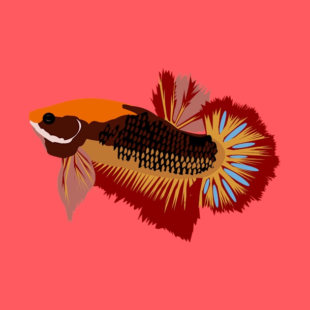 Betta splendens by stargatedalek